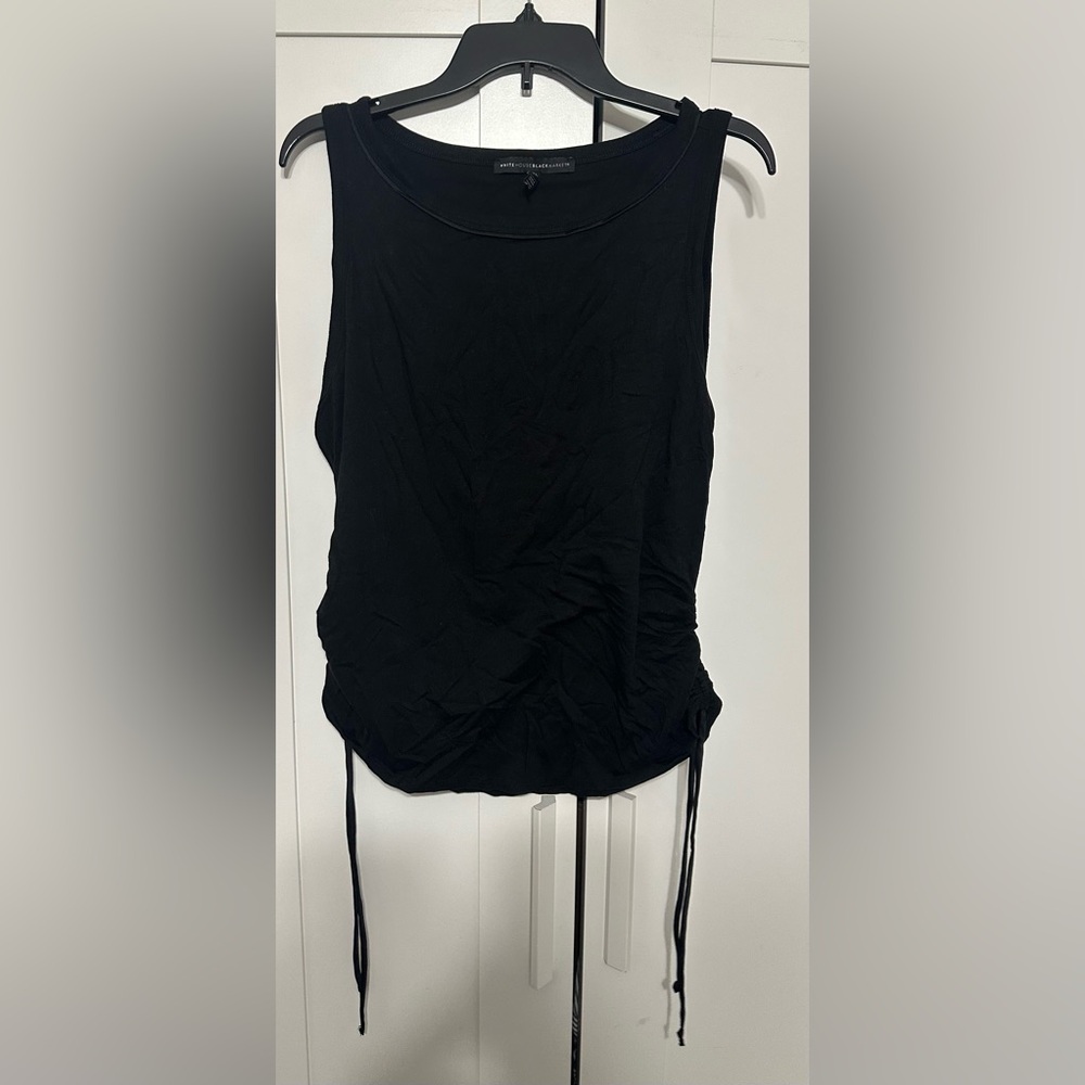 White House Black Market Classic Black Blouse